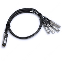 Arista Networks CAB-Q-S-0.5M Compatible 40G-DAC-CU QSFP+ to 4xSFP+ Passive 50CM (1.6ft) 30AWG Direct Attach Cables